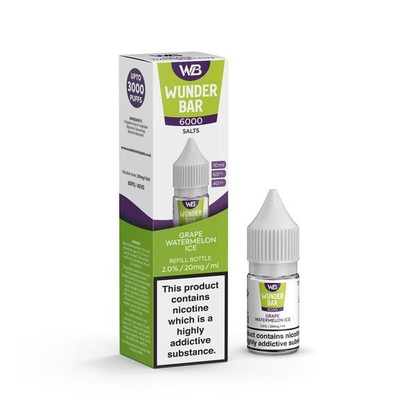 Buy Bulk Wundar Bar 6000 Nic Salt 10ml - Box Of 10 - Vape Wholesale Mcr