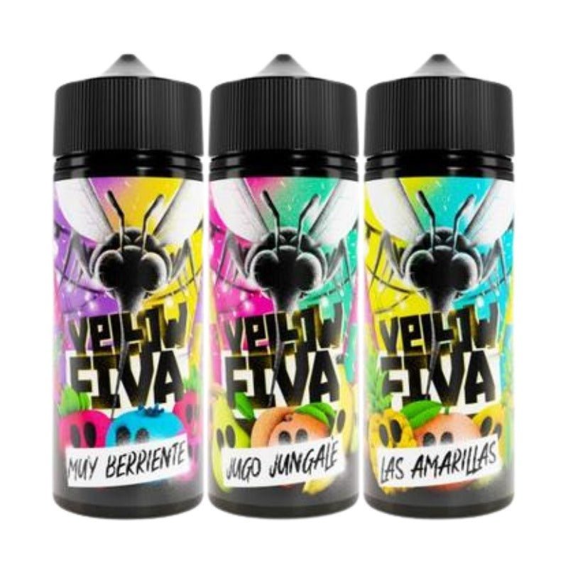 Buy Bulk Yellow Fiva 100ML Shortfill - Vape Wholesale Mcr