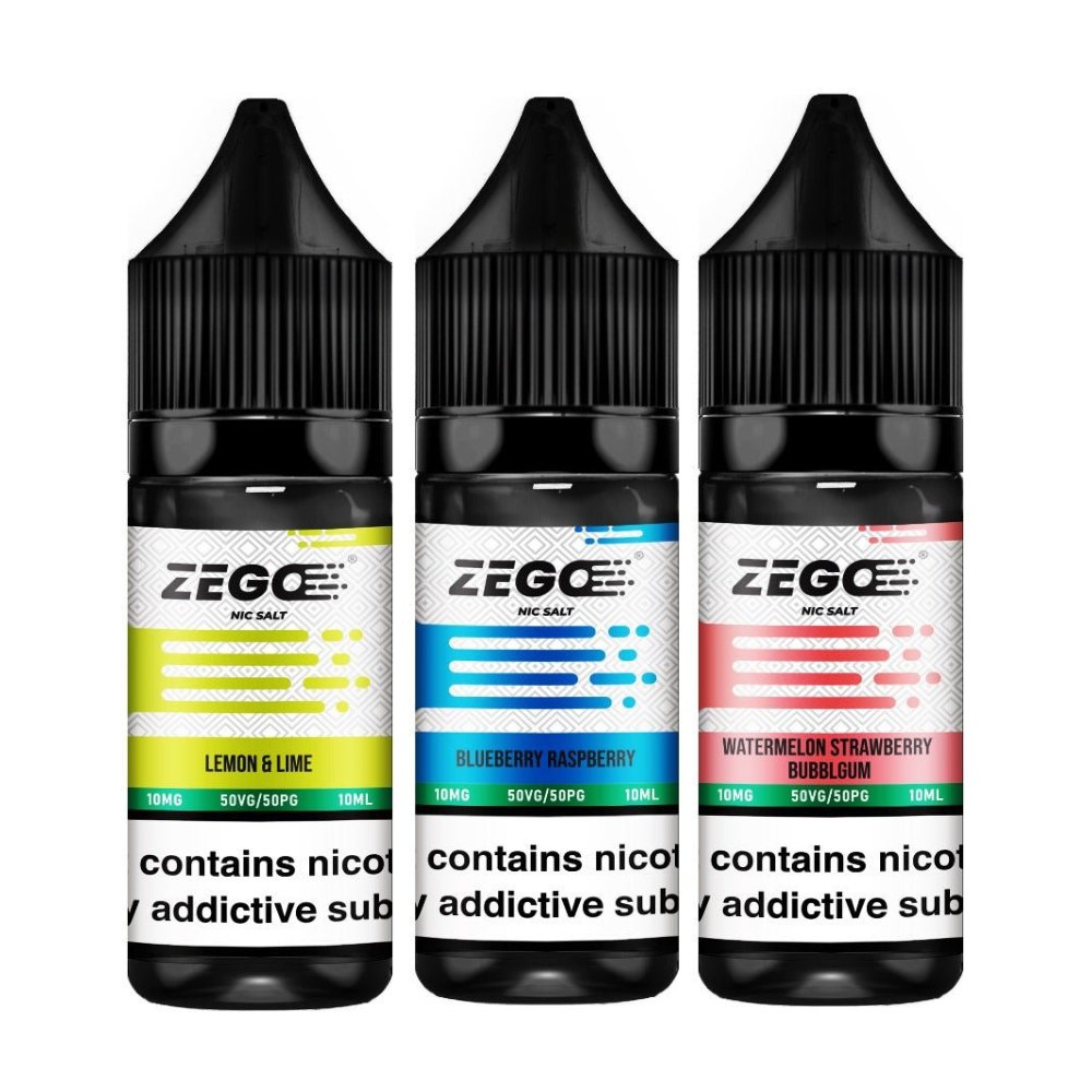 Buy Bulk Zego Nic Salt 10ml E - Liquid - Box of 10 - Vape Wholesale Mcr