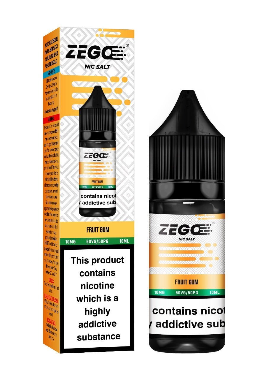 Buy Bulk Zego Nic Salt 10ml E - Liquid - Box of 10 - Vape Wholesale Mcr