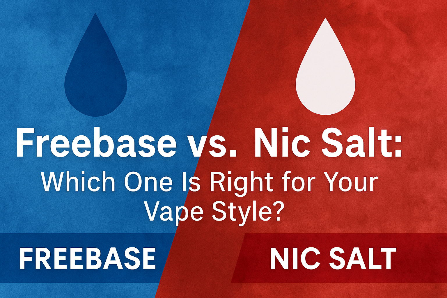 Freebase vs. Nic Salt: Which One Is Right for Your Vape Style?