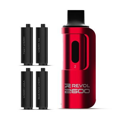 Buy Bulk 4 in 1 Revol 2600 Puffs Disposable Vape Pod Kit Box of 5 - Vape Wholesale Mcr