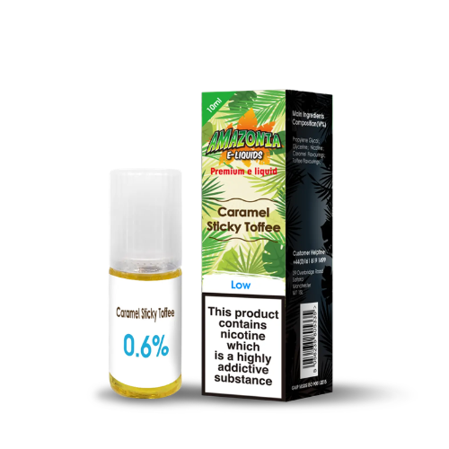 AMAZONIA VAPE JUICE 10ML E LIQUID 50/50 TPD E CIG REFILL - Pack of 20