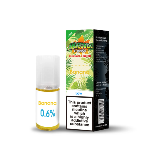 AMAZONIA VAPE JUICE 10ML E LIQUID 50/50 TPD E CIG REFILL - Pack of 20