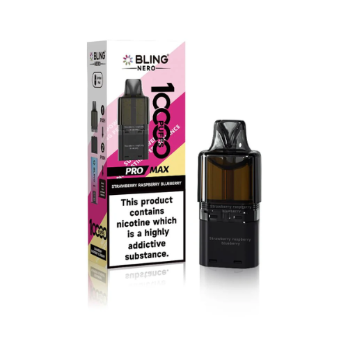Crystal Bling Nero 10k Prefilled Pods Box of 5