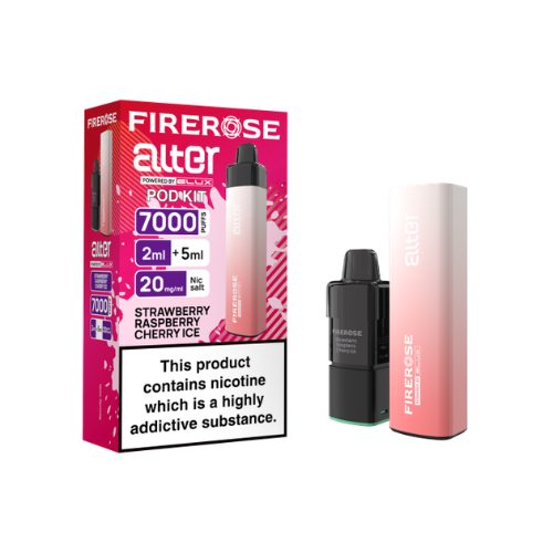 Elux Firerose Alter 7000 Puff Pod Kit - Pack of 5