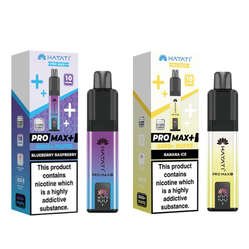 Hayati Pro Max+ 6000 10mg Prefilled Pod Kit - Pack of 5