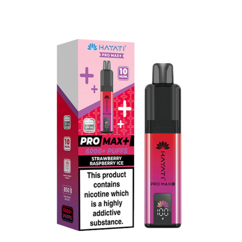 Hayati Pro Max+ 6000 10mg Prefilled Pod Kit - Pack of 5