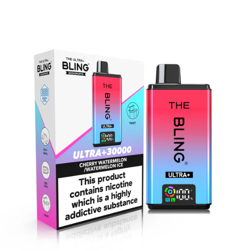 The Bling Ultra Plus 30k Prefilled Vape Pod Kit Box of 5