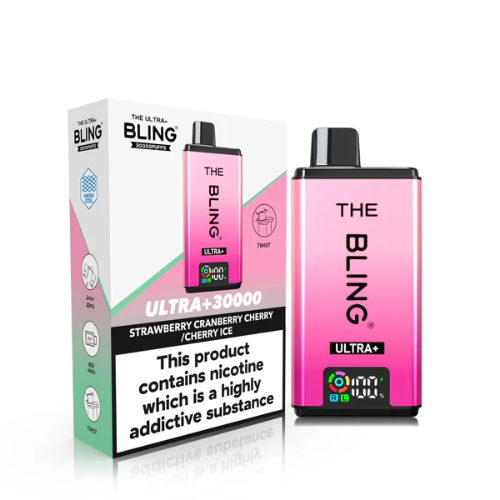 The Bling Ultra Plus 30k Prefilled Vape Pod Kit Box of 5