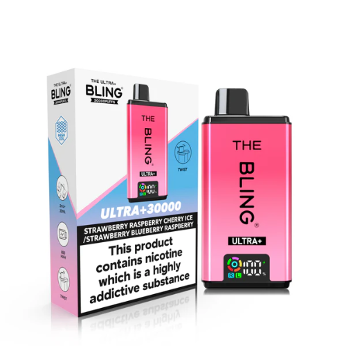 The Bling Ultra Plus 30k Prefilled Vape Pod Kit Box of 5