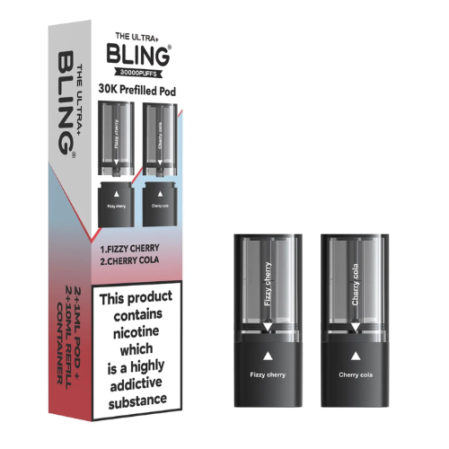 The Bling Ultra Plus 30k Replacement Pods Pack of 5