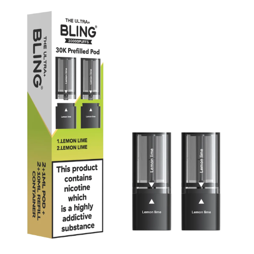 The Bling Ultra Plus 30k Replacement Pods Pack of 5