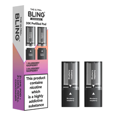 The Bling Ultra Plus 30k Replacement Pods Pack of 5