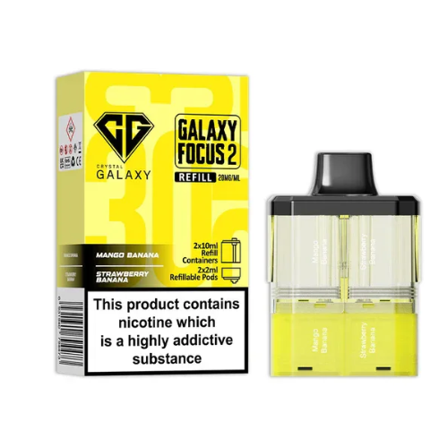 Crystal Galaxy Focus 2 30K Prefilled Pods - Box of 5