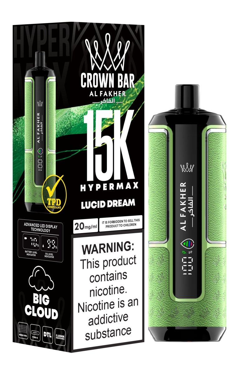 Buy Bulk Al Fakher Hypermax 15k Puffs Disposable Vape (Box of 5) - Vape Wholesale Mcr