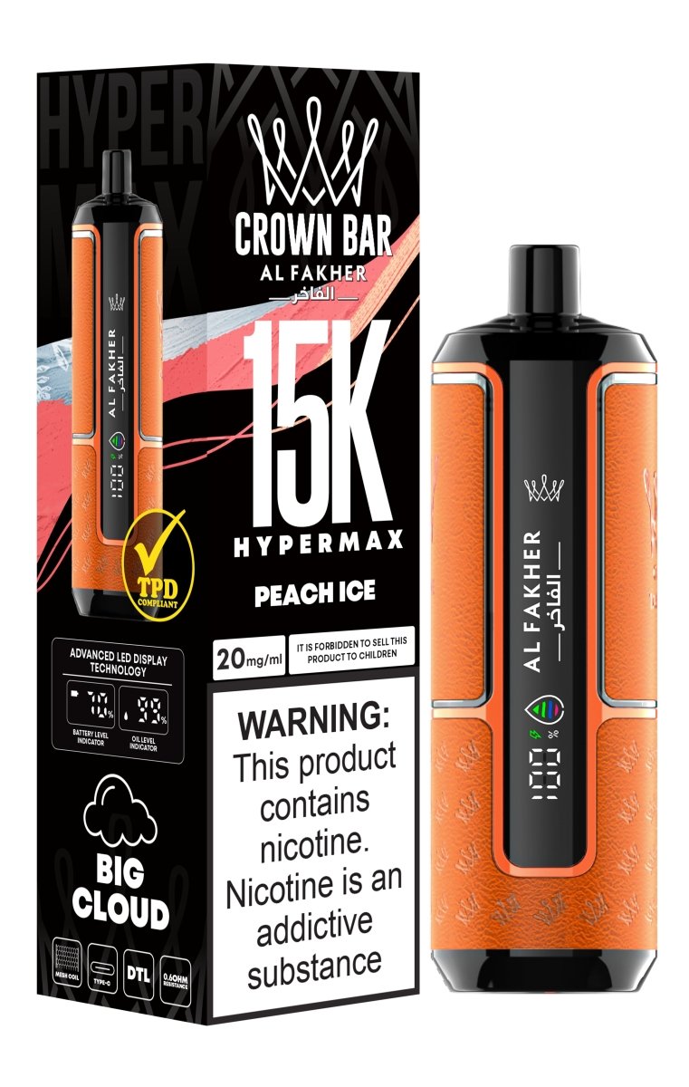 Buy Bulk Al Fakher Hypermax 15k Puffs Disposable Vape (Box of 5) - Vape Wholesale Mcr