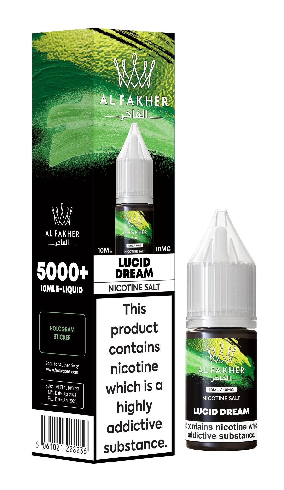 Buy Bulk Al Fakher Nic Salt 10ml E - Liquid Box of 10 - Vape Wholesale Mcr
