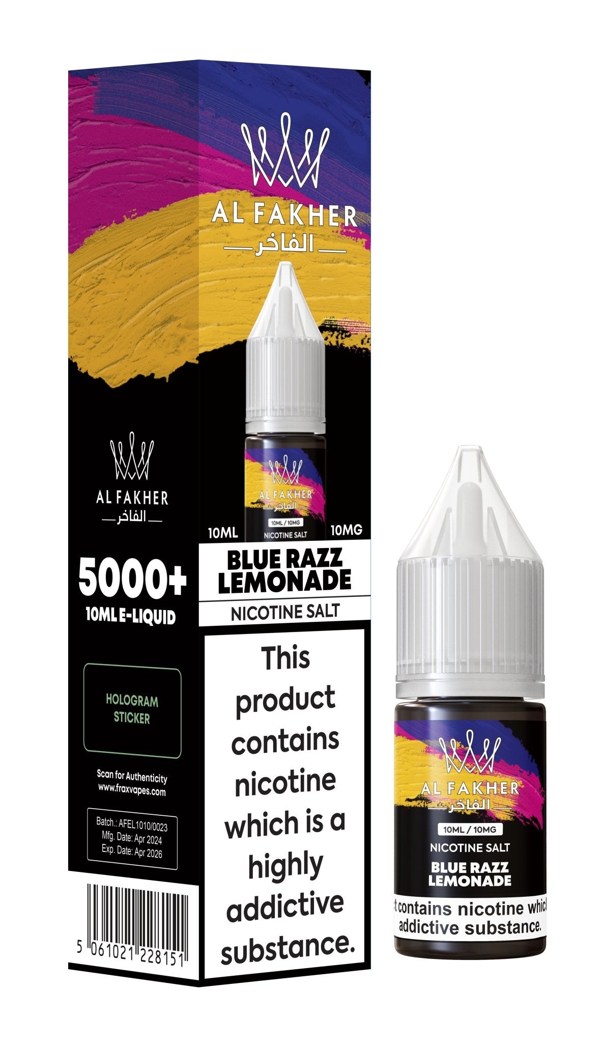 Buy Bulk Al Fakher Nic Salt 10ml E - Liquid Box of 10 - Vape Wholesale Mcr
