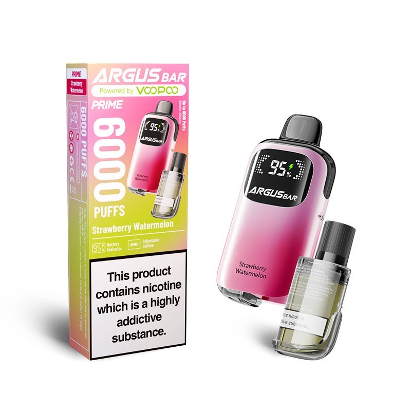 Buy Bulk ARGUS Bar Prime 6000 Disposable Vape Box of 5 - Vape Wholesale Mcr