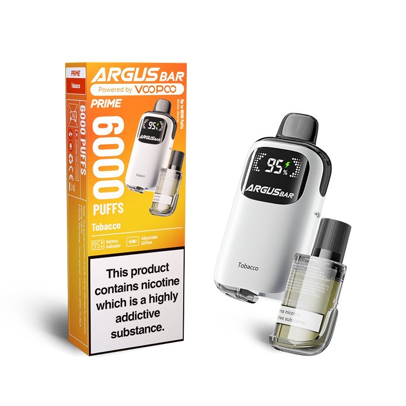 Buy Bulk ARGUS Bar Prime 6000 Disposable Vape Box of 5 - Vape Wholesale Mcr