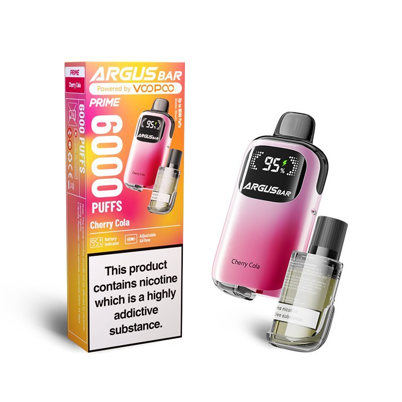 Buy Bulk ARGUS Bar Prime 6000 Disposable Vape Box of 5 - Vape Wholesale Mcr
