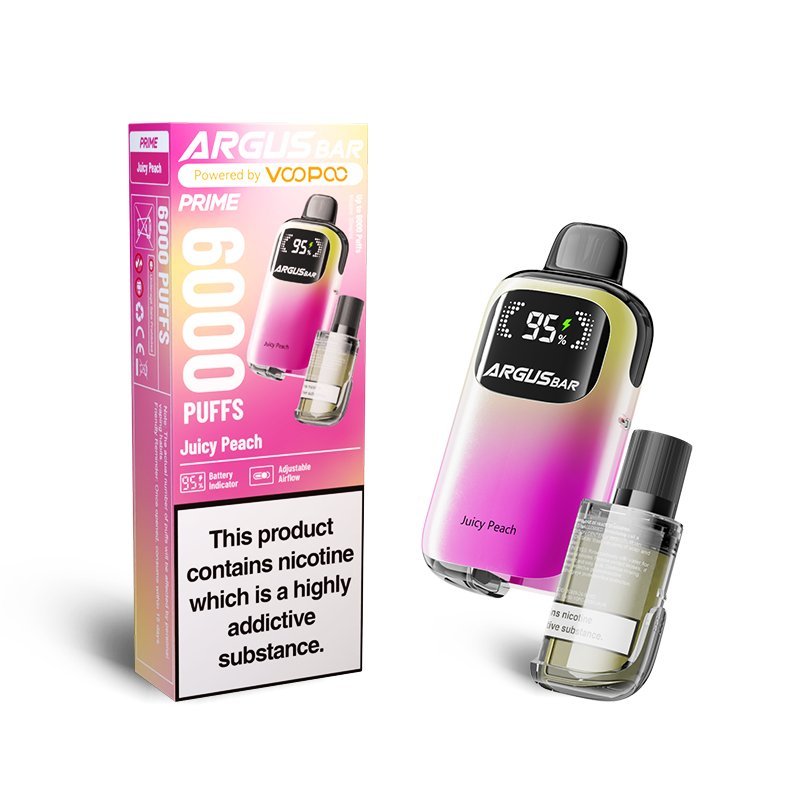 Buy Bulk ARGUS Bar Prime 6000 Disposable Vape Box of 5 - Vape Wholesale Mcr