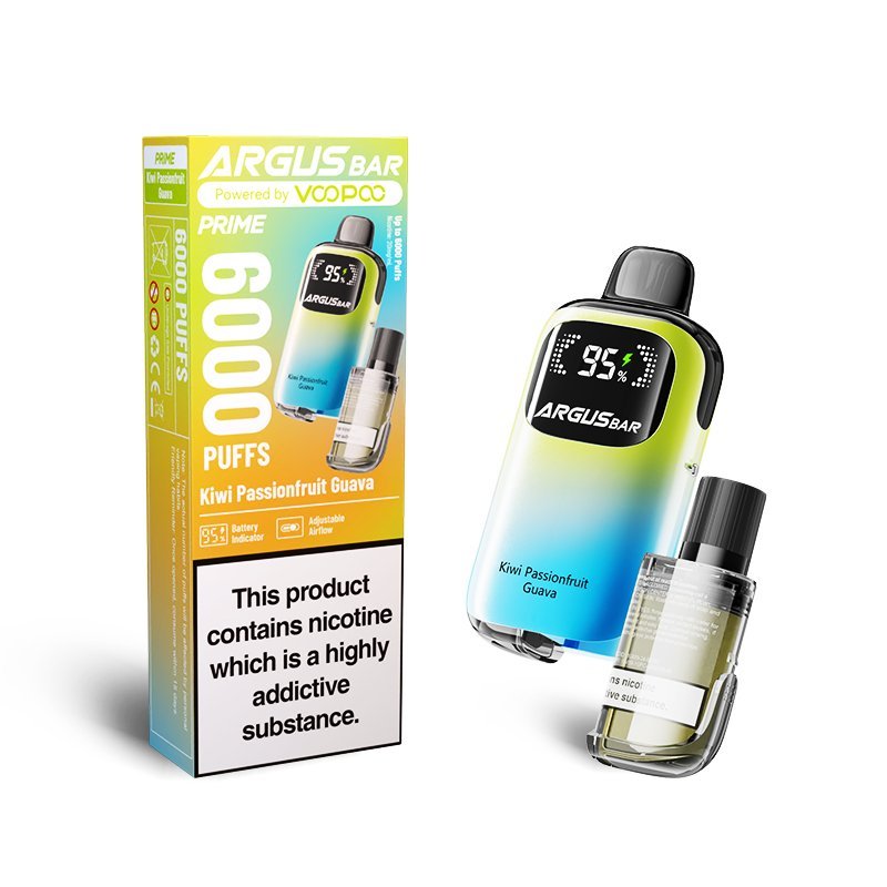 Buy Bulk ARGUS Bar Prime 6000 Disposable Vape Box of 5 - Vape Wholesale Mcr