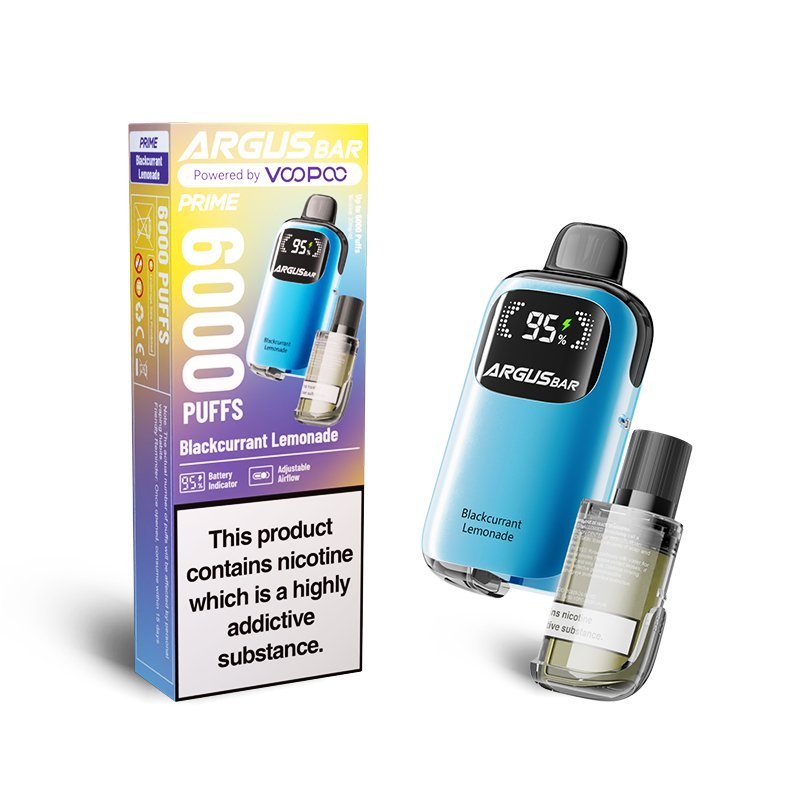 Buy Bulk ARGUS Bar Prime 6000 Disposable Vape Box of 5 - Vape Wholesale Mcr