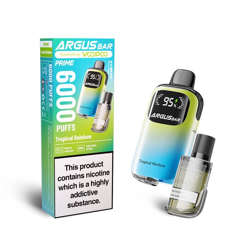 Buy Bulk ARGUS Bar Prime 6000 Disposable Vape Box of 5 - Vape Wholesale Mcr