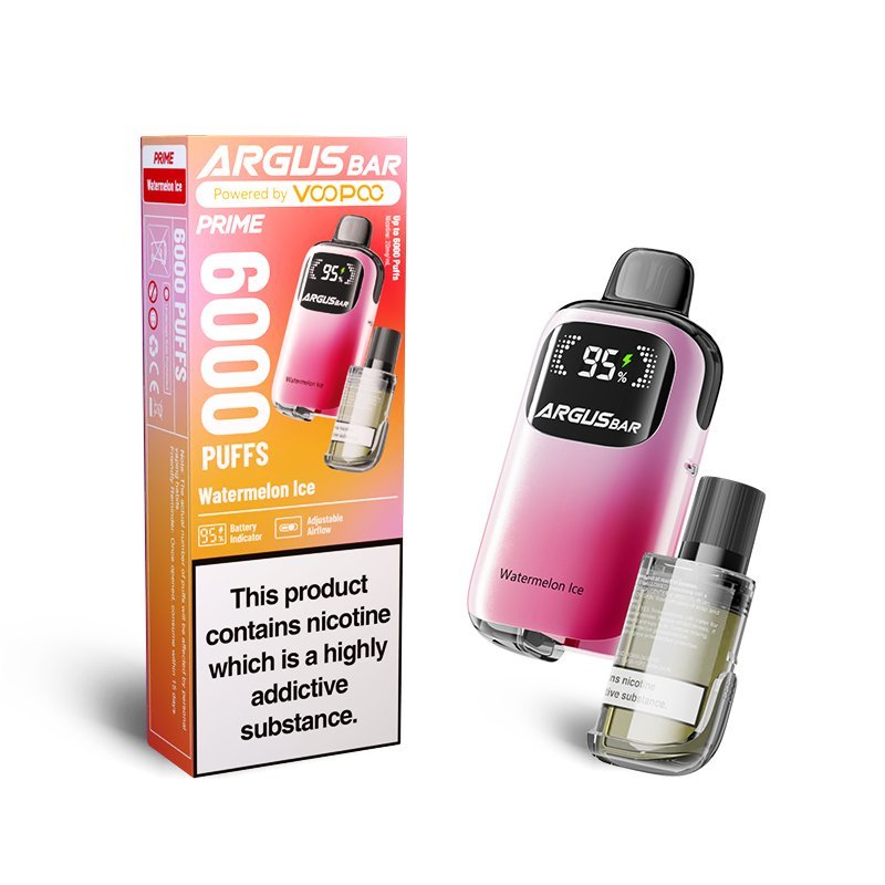 Buy Bulk ARGUS Bar Prime 6000 Disposable Vape Box of 5 - Vape Wholesale Mcr