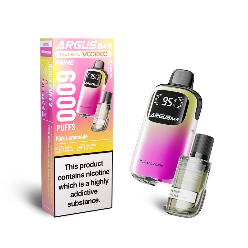 Buy Bulk ARGUS Bar Prime 6000 Disposable Vape Box of 5 - Vape Wholesale Mcr