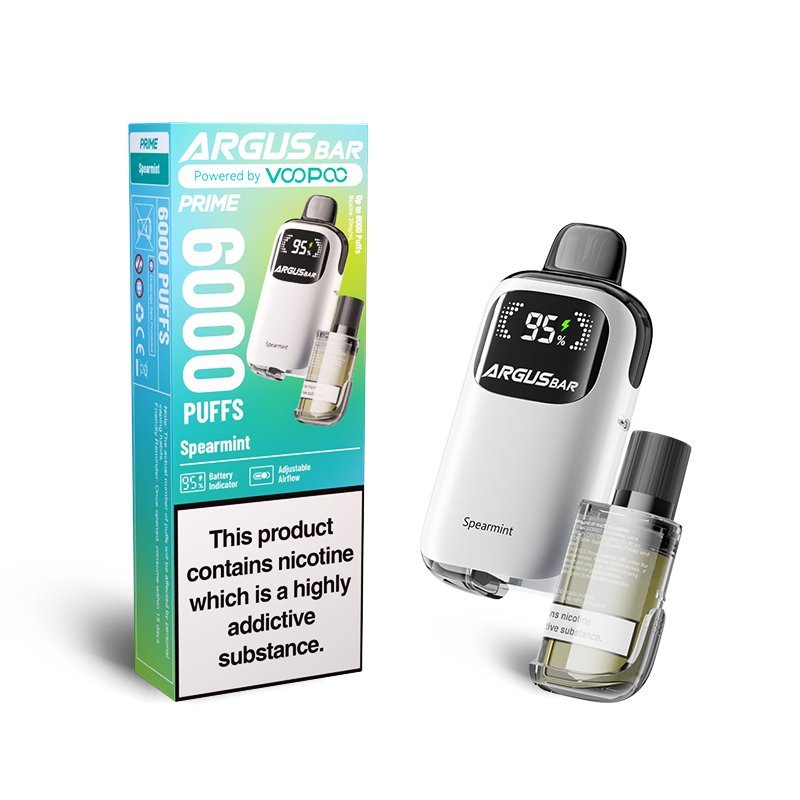 Buy Bulk ARGUS Bar Prime 6000 Disposable Vape Box of 5 - Vape Wholesale Mcr