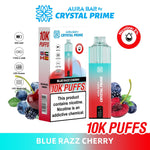 Buy Bulk Aura Bar 10K Disposable Vape By Crystal Prime Pack of 5 - Vape Wholesale Mcr
