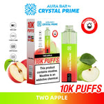 Buy Bulk Aura Bar 10K Disposable Vape By Crystal Prime Pack of 5 - Vape Wholesale Mcr