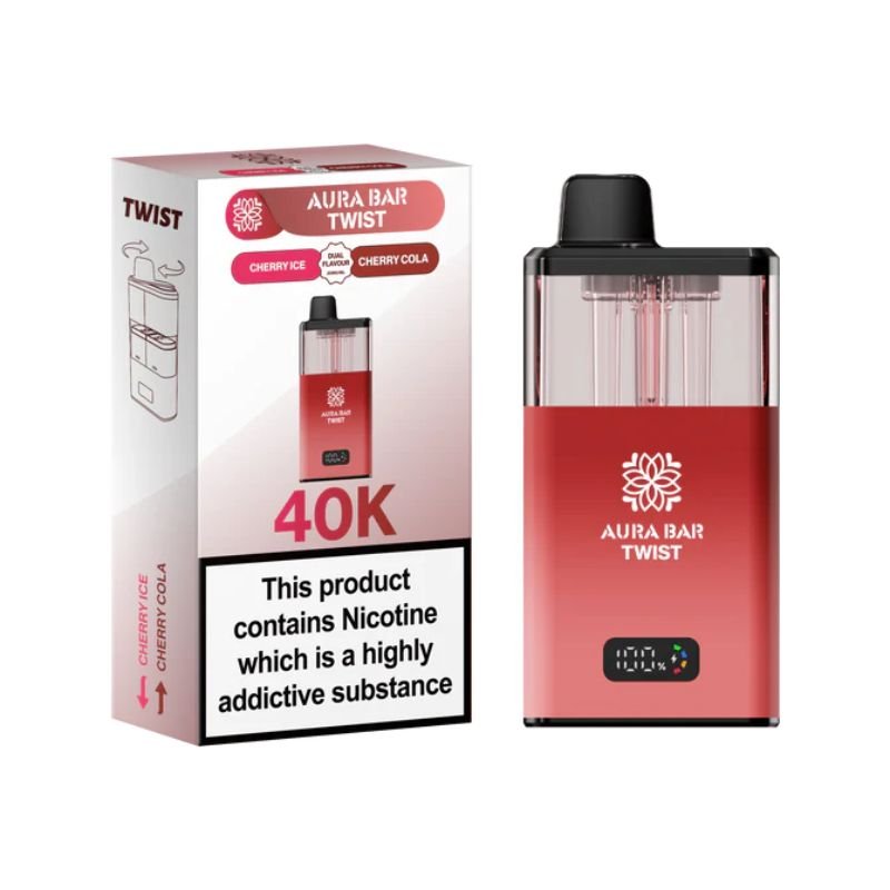 Buy Bulk Aura Bar Twist 40k Prefilled Pod Vape Kit - Pack of 5 (Ban Proof) - Vape Wholesale Mcr