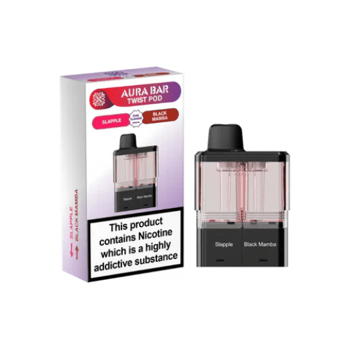 Buy Bulk Aura Bar Twist 40k Prefilled Pods - Pack of 5 - Vape Wholesale Mcr