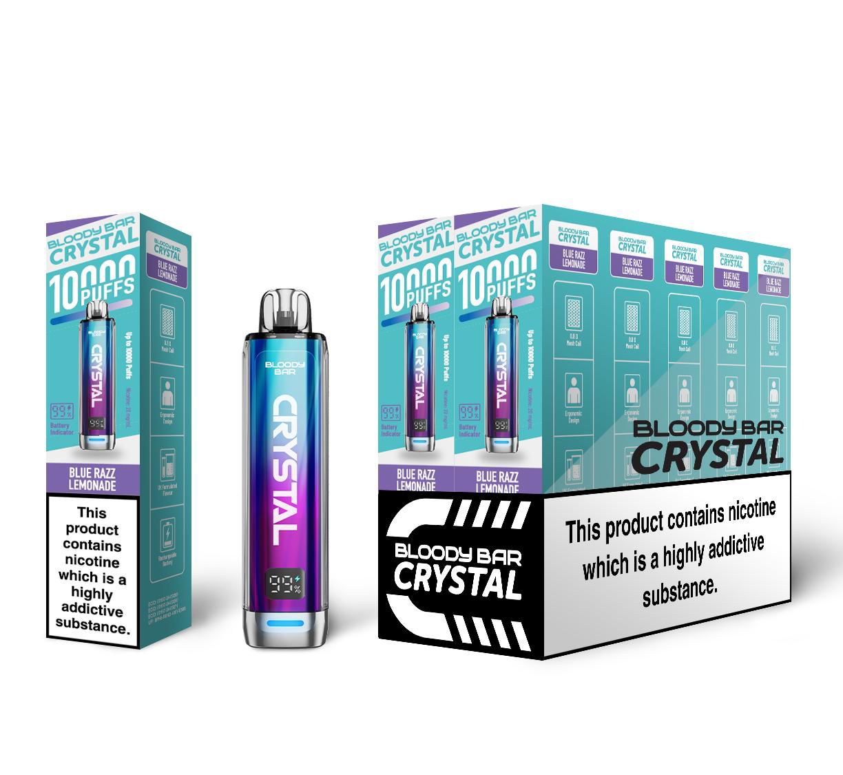 Buy Bloody Bar Crystal 10k Disposable Vape Pack of 10 - Vape Wholesale Mcr Buy Bloody Bar Crystal 10k Disposable Vape Pack of 10 - Vape Wholesale Mcr