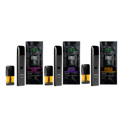 Buy Bulk CBD Calm CANNA BREEZE 900mg Prefilled Vape Kit + 1 Pod - Vape Wholesale Mcr