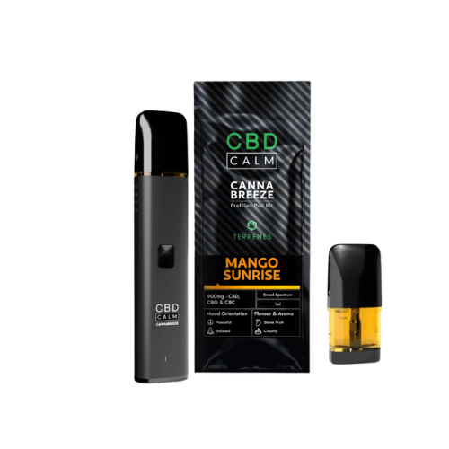 Buy Bulk CBD Calm CANNA BREEZE 900mg Prefilled Vape Kit + 1 Pod - Vape Wholesale Mcr