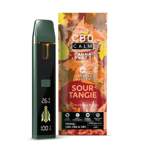 Buy Bulk CBD Calm CANNABLITZ 1800mg Prefilled Vape Kit - Vape Wholesale Mcr