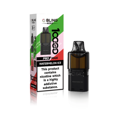 Buy Bulk Crystal Bling Nero 10k Prefilled Pods Box of 5 - Vape Wholesale Mcr