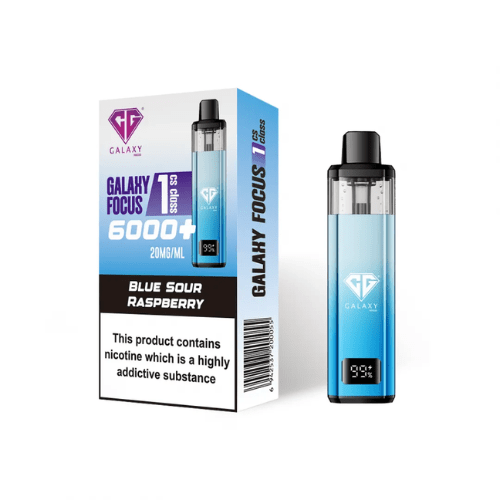 Buy Bulk Crystal Galaxy Focus 1 6000 Puffs Prefilled Pod Kit - Box of 5 - Vape Wholesale Mcr