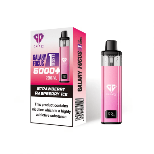 Buy Bulk Crystal Galaxy Focus 1 6000 Puffs Prefilled Pod Kit - Box of 5 - Vape Wholesale Mcr