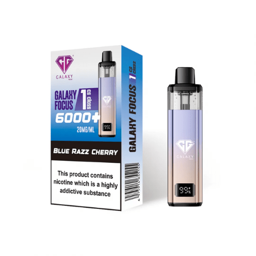 Buy Bulk Crystal Galaxy Focus 1 6000 Puffs Prefilled Pod Kit - Box of 5 - Vape Wholesale Mcr