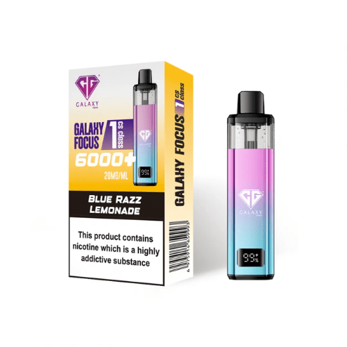 Buy Bulk Crystal Galaxy Focus 1 6000 Puffs Prefilled Pod Kit - Box of 5 - Vape Wholesale Mcr