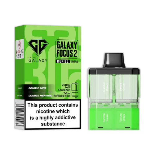 Buy Bulk Crystal Galaxy Focus 2 30K Prefilled Pods - Box of 5 - Vape Wholesale Mcr