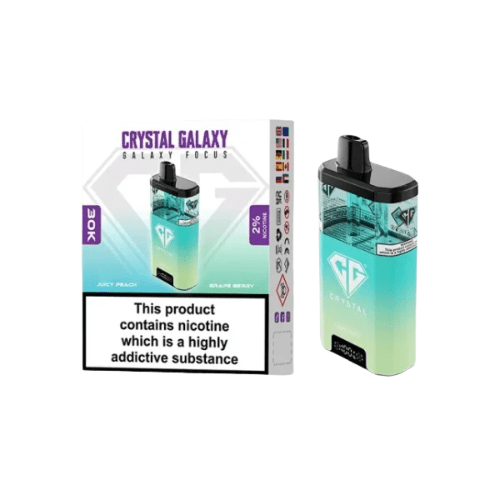 Buy Bulk Crystal Galaxy Focus 30000 Puffs Prefilled Vape kit - Box of 5 - Vape Wholesale Mcr
