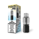 Buy Bulk Crystal Pro CP 10000 Puffs Prefilled Pods Pack of 5 - Vape Wholesale Mcr