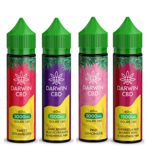 Buy Bulk Darwin 3000mg Isolate CBD E-liquid 60ml - Vape Wholesale Mcr